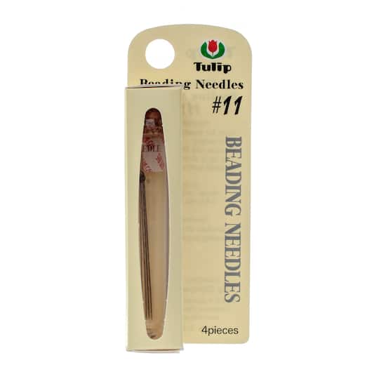 Tulip® Size 11 Japanese Metal Beading Needles, 4ct.